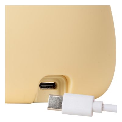 Lucide PINCHA CAPYBARA - Rechargeable Table lamp Children - Battery pack- LED 3 StepDim - 1x0,5W 2100K - Cream